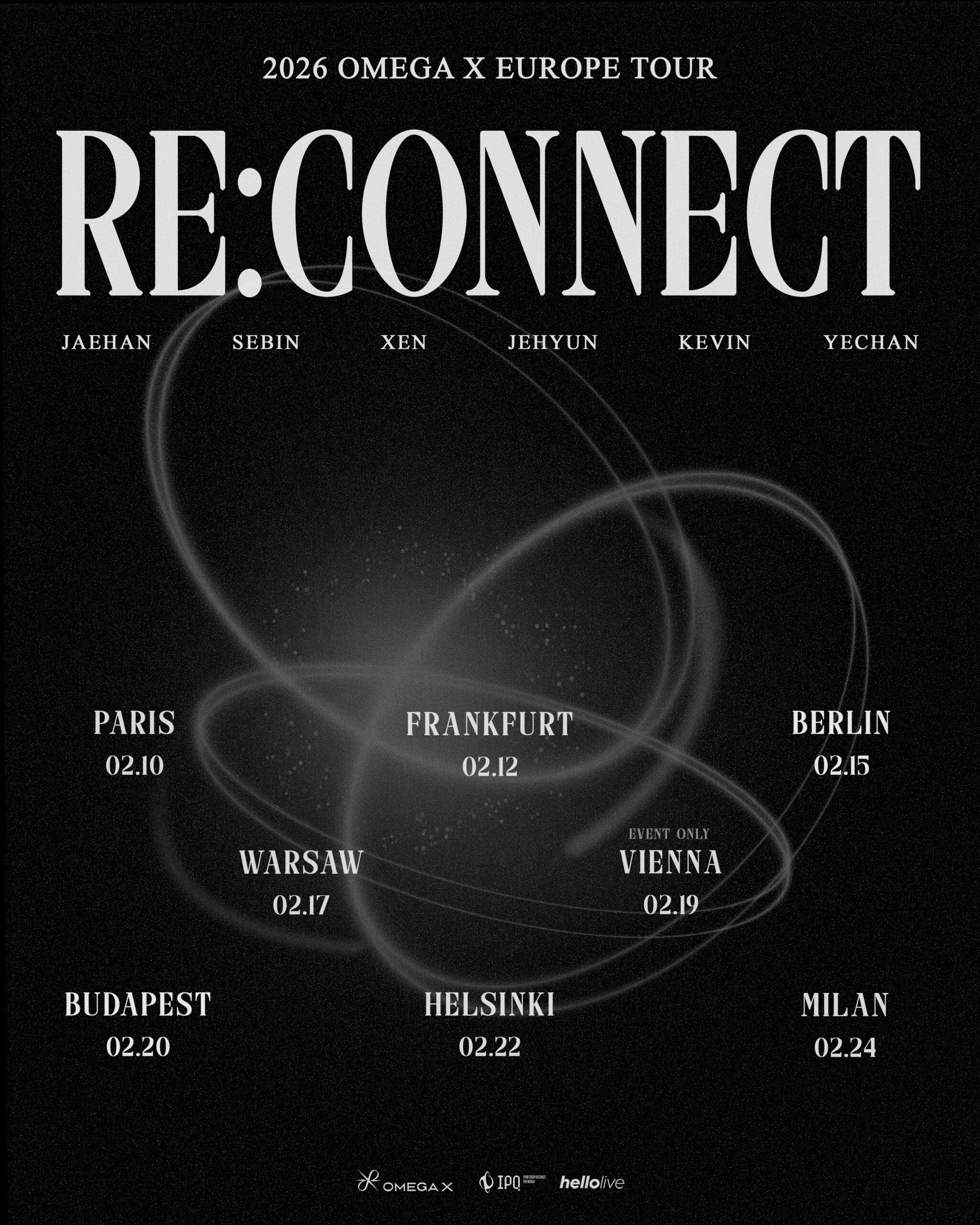 OMEGA X - RE:CONNECT Tour Poster