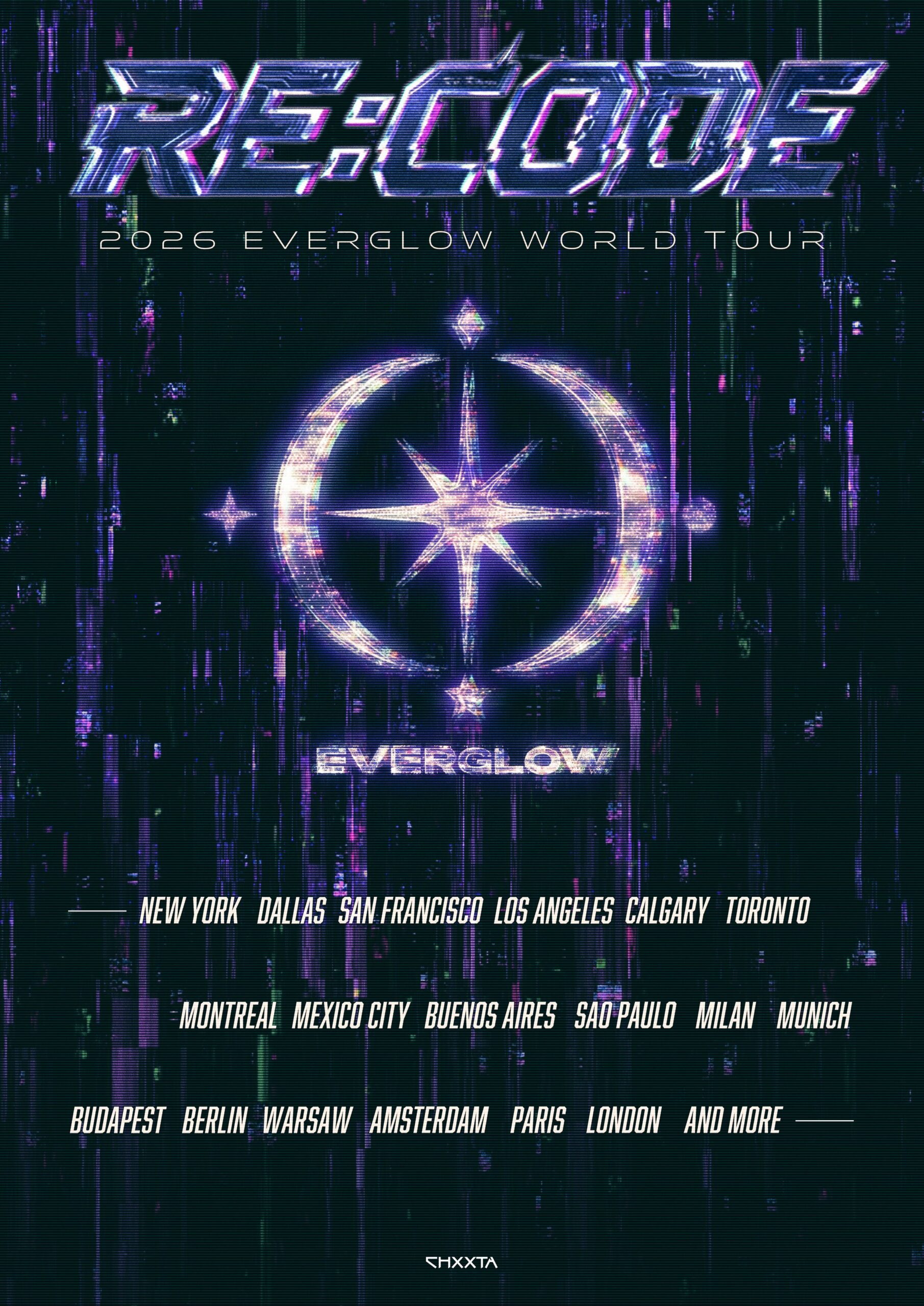 2026 EVERGLOW WORLD TOUR POSTER
