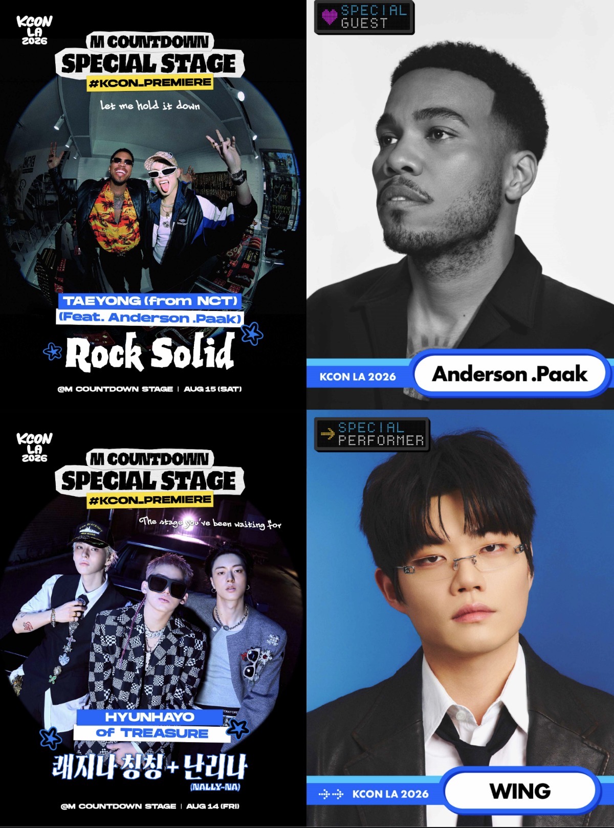 Anderson .Paak KCON Announcement Poster